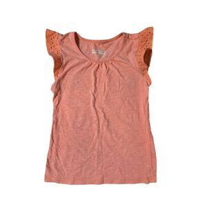 Basic editions S 6 girls top peach